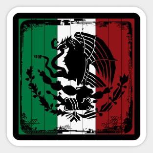 Escudo Mexicano retro Sticker